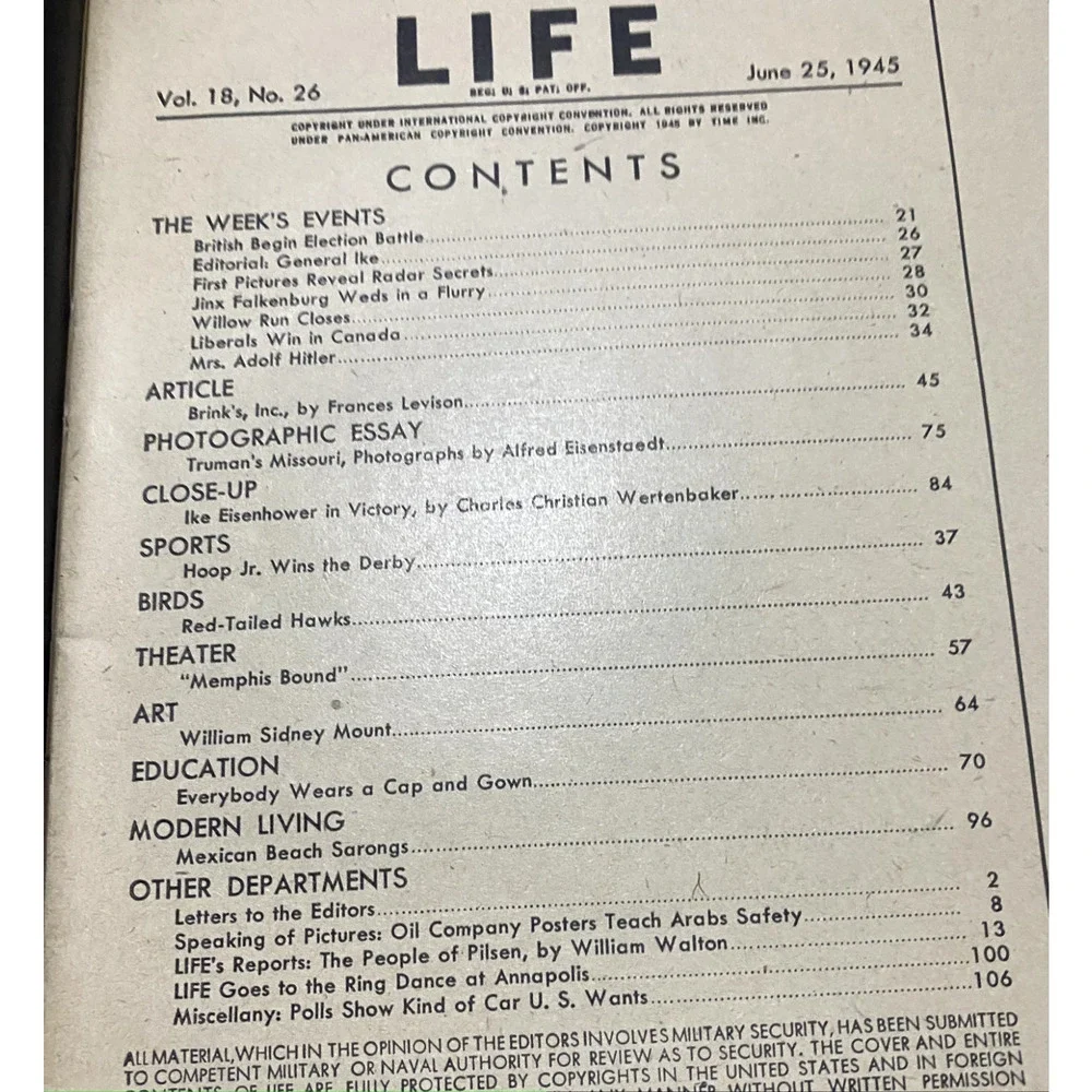 LIFE magazine june